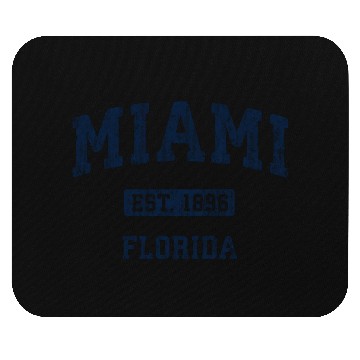 Discover Miami Florida Fl Athletic Sports Mouse Pads