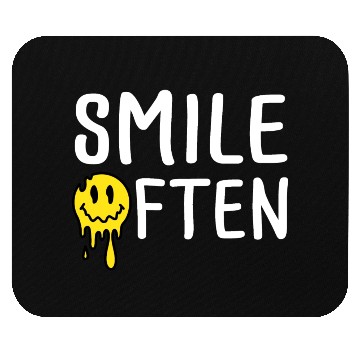 Discover Smile Often white Mouse Pads