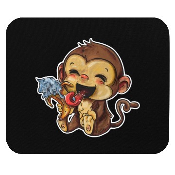 Discover Ice Cream Monkey Mouse Pads