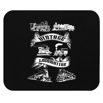 Discover Locomotive Steam Engine Train Mouse Pads
