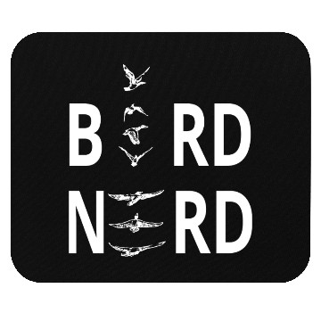 Discover Bird Nerd For Birders Mouse Pads