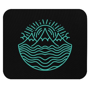 Discover Abstract Mountain Mouse Pads