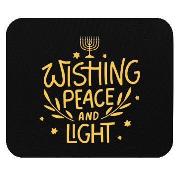Discover Wishing Peace And Light This Hanukkah Mouse Pads