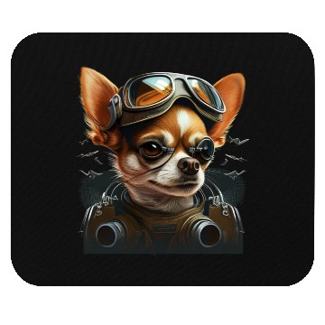 Discover Chihuahua | Race Racing Car Funny Dog Mechanic Mouse Pads