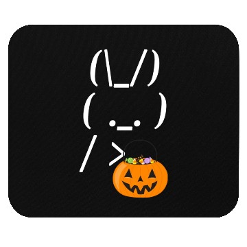 Discover Halloween Bunny Rabbit Meme With Trick Or Treat Mouse Pads