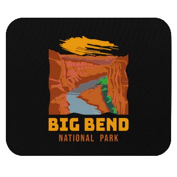 Discover Big Bend National Park Novelty Mouse Pads