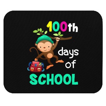 Discover 100 Days Of School Monkey Mouse Pads