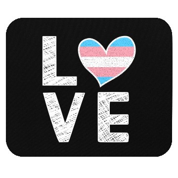 Discover Transgender Love - Trans Pride Flag Transgender Mouse Pads