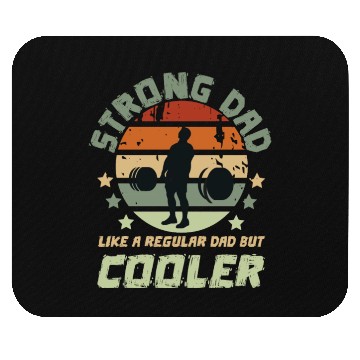Discover Strong Dad Like A Regular Dad But Cooler Funny Mouse Pads