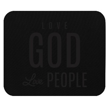 Discover Love God Love People Mouse Pads