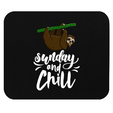 Discover Sunday & Chill Sloth Mouse Pads