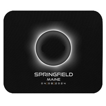 Discover 2024 Springfield Maine Eclipse Souvenir Memento Mouse Pads