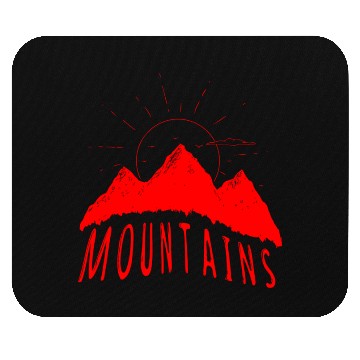 Discover Graphic Mountains Art 1 Mouse Pads