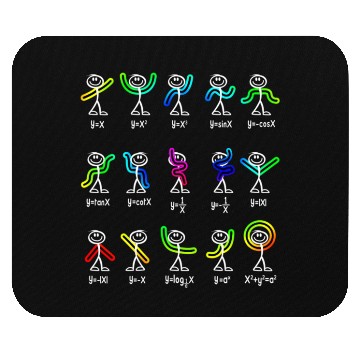 Discover Algebra Dance Function Math Teacher Geek Mouse Pads