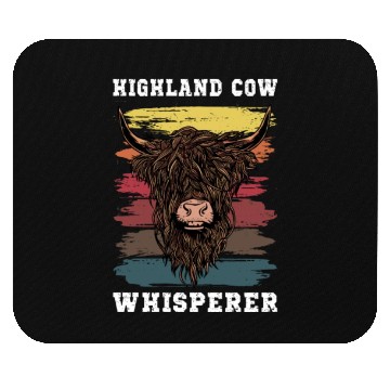 Discover Highland Cow Whisperer Mouse Pads