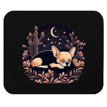 Discover Chihuahua | Sunday Sleep Cute Dog Good Night Mouse Pads