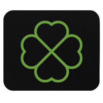 Discover Four Leaf Clover Mouse Pads