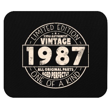 Discover Vintage 1987 Birthday Gift Mouse Pads