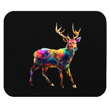 Discover Deer as art object art artistic deer Mouse Pads