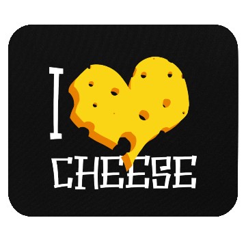 Discover I Love Cheese Mouse Pads