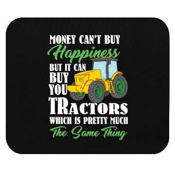 Discover Tractor Happiness Farmer Mouse Pads