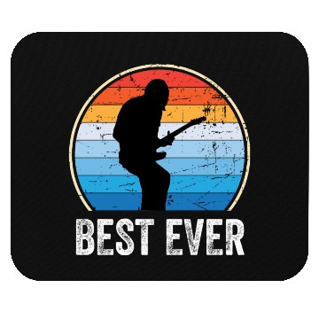 Discover Best Dad Ever Music Guitar Mouse Pads