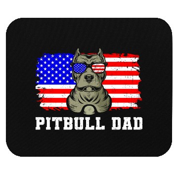 Discover Pitbull Dad Mouse Pads
