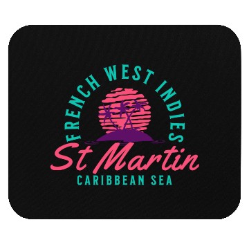 Discover Caribbean St Martin Mouse Pads