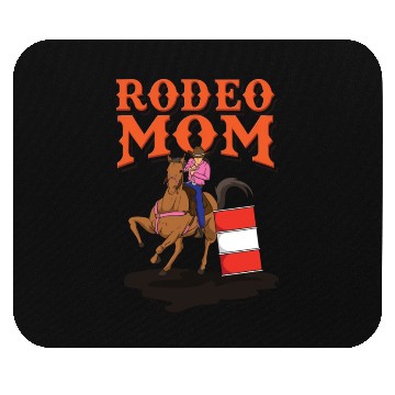 Discover Rodeo Mom Barrel Racing Lover Mouse Pads