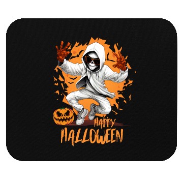 Discover Halloween Skeleton Dabbing Hip Hop Mouse Pads