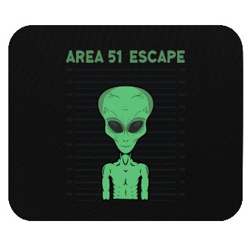 Discover Storm Area 51 Funny Alien Escape Mouse Pads