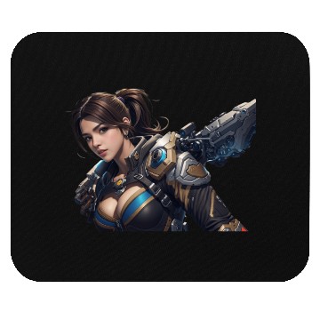 Discover Sexy female gamer chick Mouse Pads