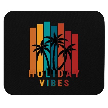 Discover Holiday vibes - tropical palms trees Vacation time Mouse Pads