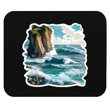 Discover A Dramatic Coastal Scene Mouse Pads