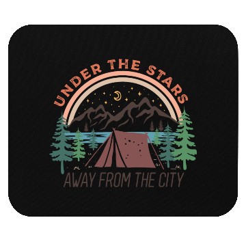 Discover Camping Gifts Happy Camper Campsite Scout Lovers Mouse Pads