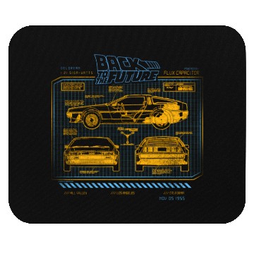 Discover Back To The Future 35Th Anniversary Delorean Mouse Pads