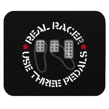 Discover Real Racer Use Three Pedals Mouse Pads