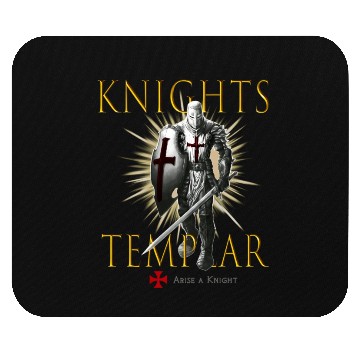 Discover Knights Templar Christian Religious Warrior Oath E Mouse Pads
