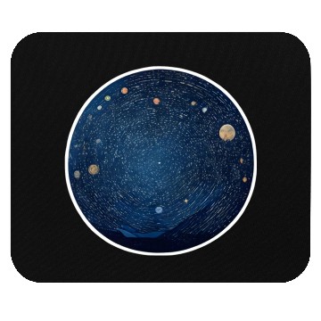 Discover A Starry Night Mouse Pads