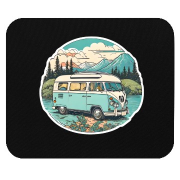 Discover Classic Camper Van Mouse Pads