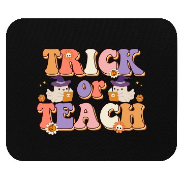 Discover Trick Or Teach Halloween Teacher Life Mouse Pads