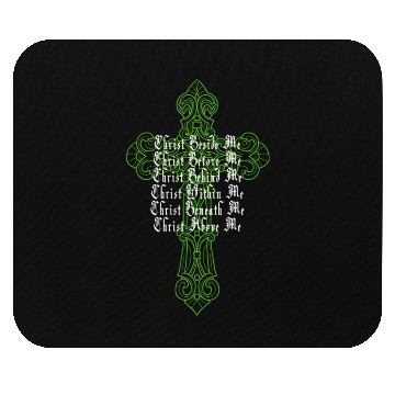 Discover St Patrick's Day Celtic Cross Prayer Christian Att Mouse Pads