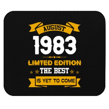 Discover August 1983 Birthday Surprise Mouse Pads