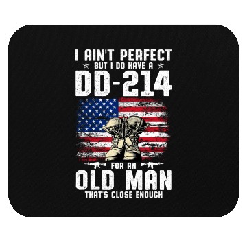 Discover US Army DD-214 American Flag Mouse Pads