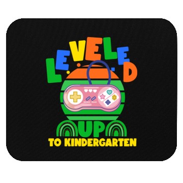 Discover Level up to kindergarten, back to school Mouse Pads