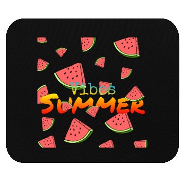 Discover Vibes Summer ,watermelon , Summer design Mouse Pads