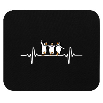 Discover Heart beat Penguin Mouse Pads for Nurses and Doctors