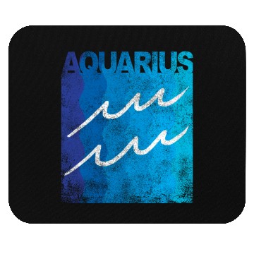 Discover Zodiac Symbol Sign Aquarius Mouse Pads