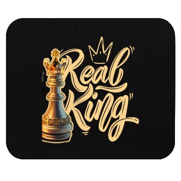 Discover Royal Chess: Real King Mouse Pads