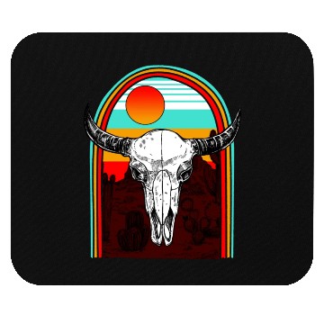 Discover Cow Mouse Pads, Cow Skulls Hippie Aztec Mouse Pads, Cow Fan